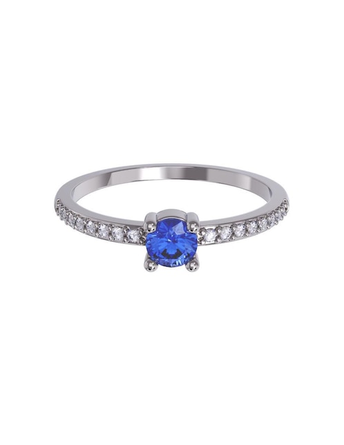 Anillo de compromiso de oro 14 k 1