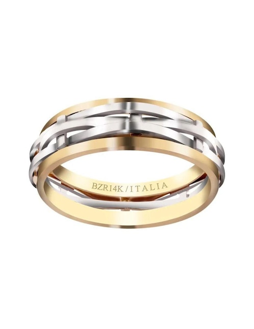 Argolla de oro amarillo 14 k 1
