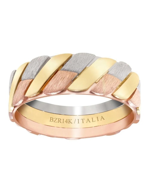 Argolla de oro amarillo 14 k 1