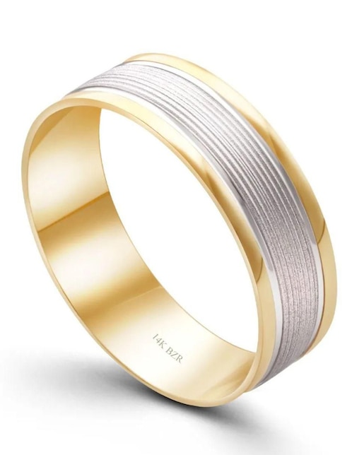 Argolla de oro amarillo 14 k 1