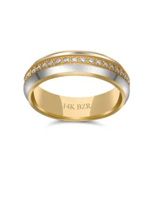 Argolla de oro amarillo 14 k 1
