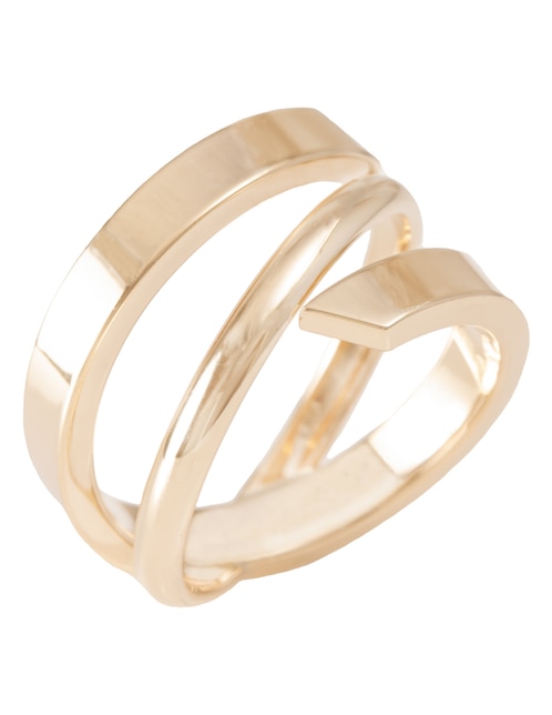 Anillo Sini 14 k de oro pulido