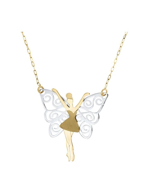 Colgante Y Dije de hada Fianelli de oro 14 K