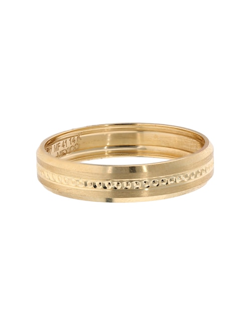 Argolla de oro amarillo 14 k 1
