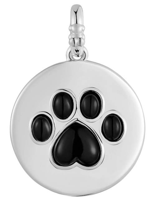 Dije de huella Tous medallions de plata P 925 ónix