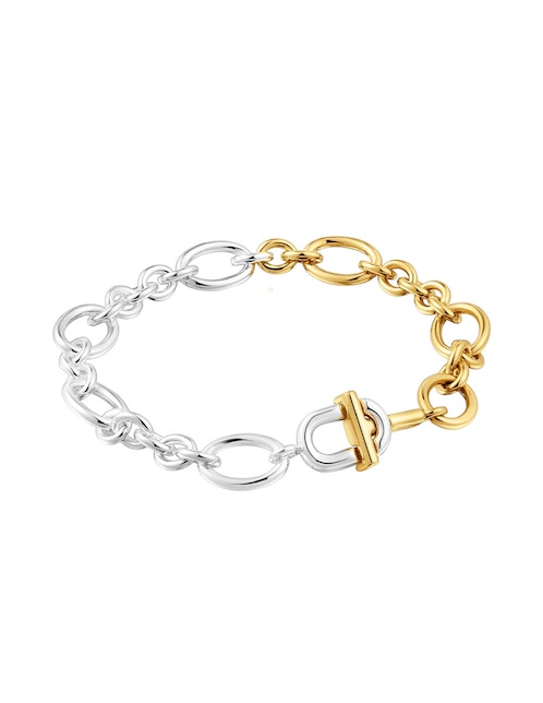 Pulsera Tous de plata P 925 Manifesto con acabado baño de oro