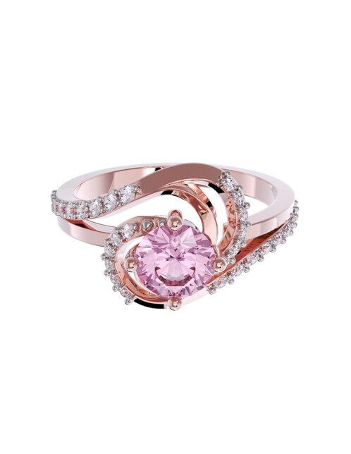 Anillo de compromiso de oro 14 k 1