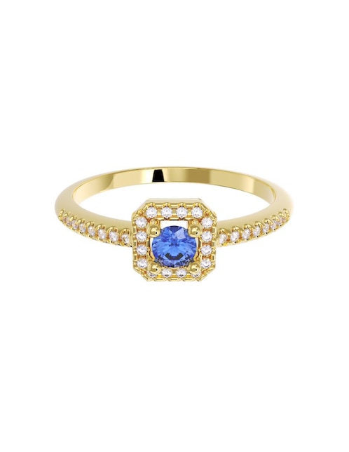 Anillo de compromiso "de" oro 14 k fonelli sin familia zirconia