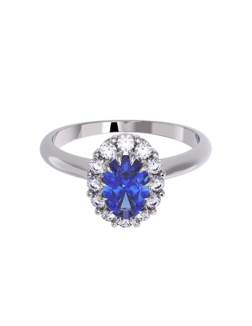 Anillo de compromiso de oro 14 k 1