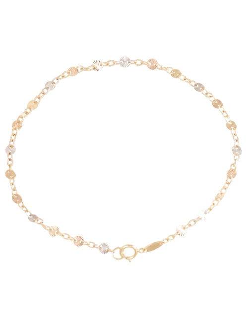 Pulsera Sini de oro 14 k con acabado pulido