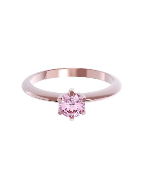 Anillo de compromiso de oro 14 k 1