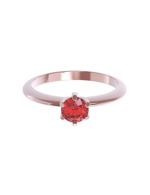 Anillo de compromiso de oro 14 k 1
