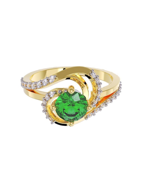 Anillo de compromiso "de" oro 10 k fonelli no aplica zirconia