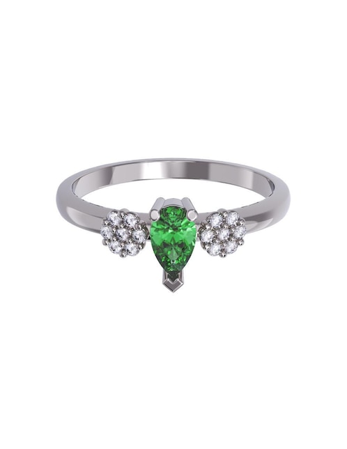 Anillo de compromiso de oro 10 k 1