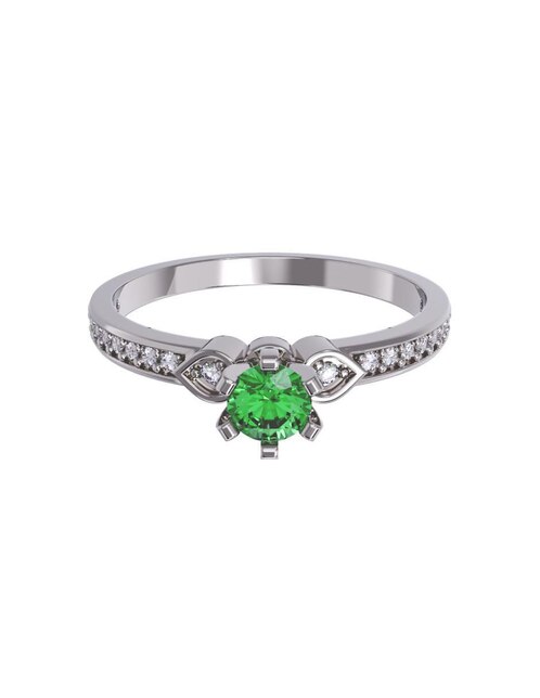 Anillo de compromiso de oro 10 k 1