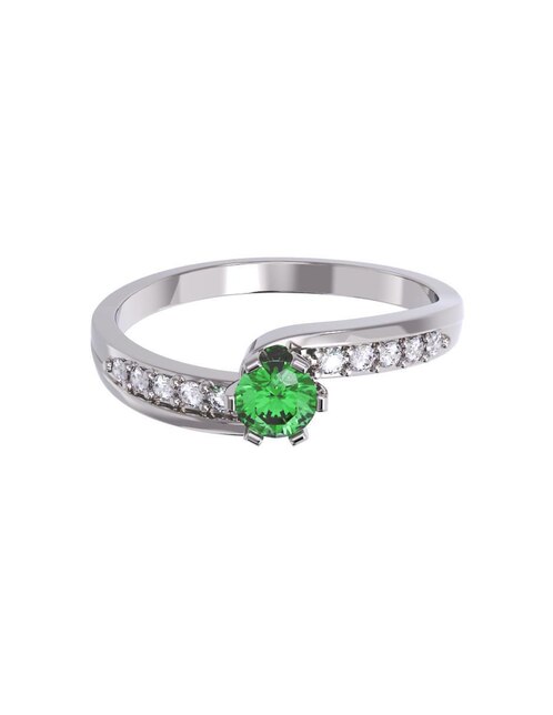 Anillo de compromiso de oro 10 k 1