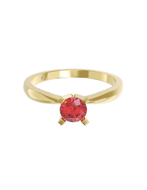 Anillo de compromiso "de" oro 10 k fonelli no aplica zirconia