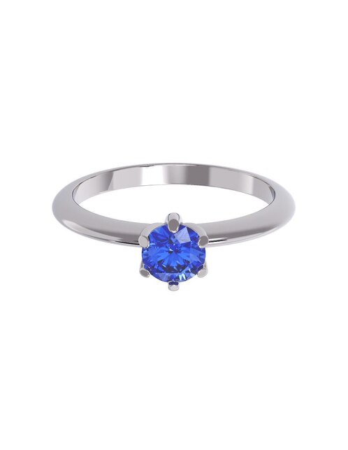 Anillo de compromiso de oro 10 k 1