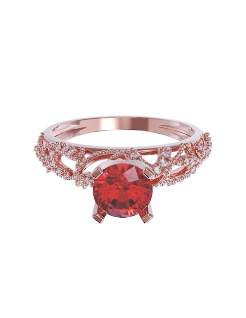 Anillo de compromiso de oro 10 k 1