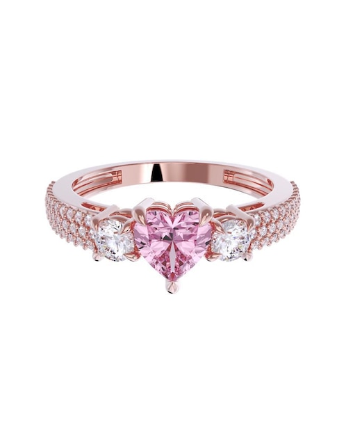 Anillo de compromiso de oro 14 k 1