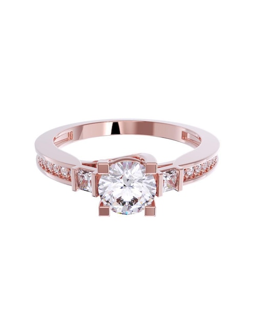 Anillo de compromiso de oro 14 k 1