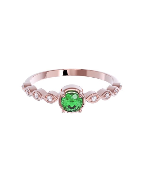 Anillo de compromiso de oro 14 k 1