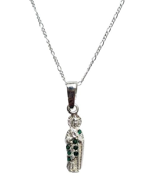 Collar con dije san judas tadeo de plata P 925 1