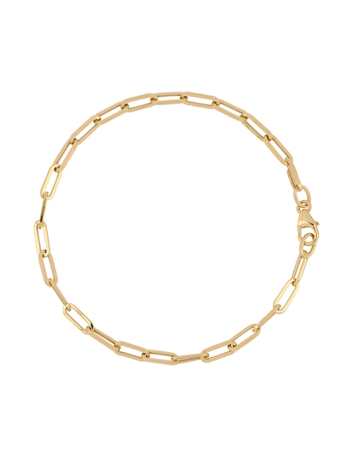 Pulsera Dinasti de oro amarillo 14 k con acabado pulido