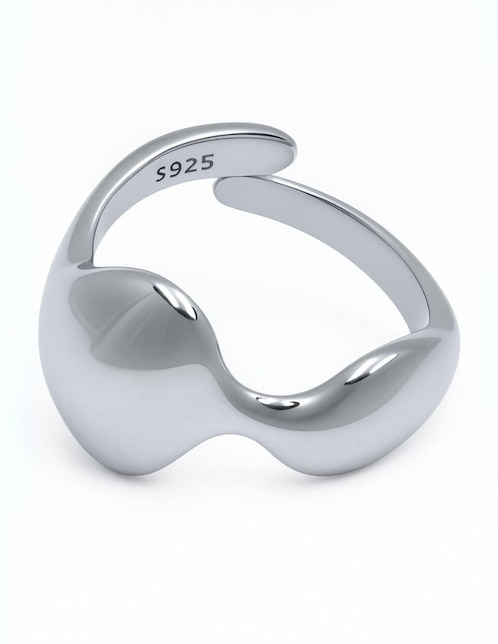 Anillo Aretize Asimétrico P 925 de plata brillante