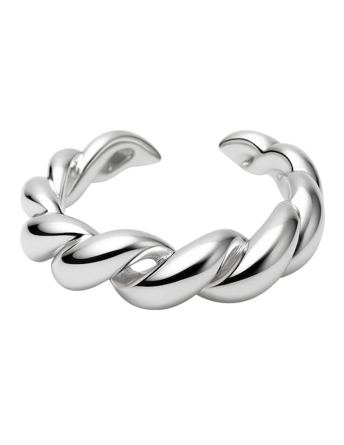 Anillo Aretize Trenzado P 925 de plata brillante