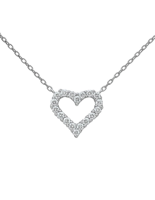Collar con dije de corazón Aretize de plata P 925