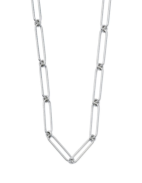 Collar de eslabones Aretize Brillo de plata P 925