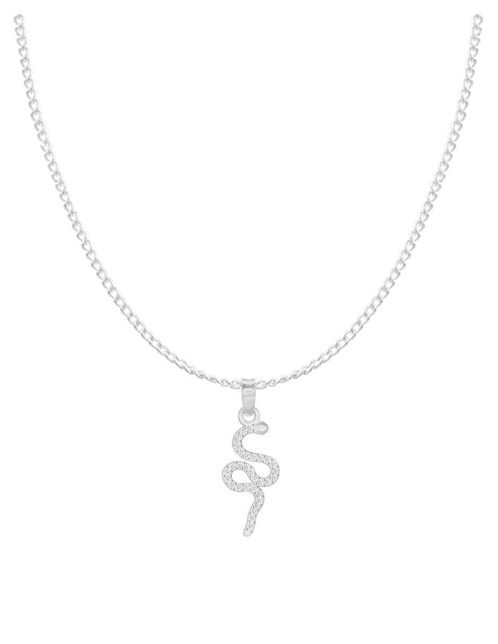 Collar con dije no aplica "de (si aplica)" serpiente clepsidra ninguna "de" plata p 925