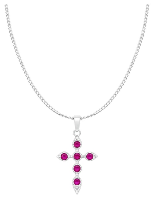 Collar con dije no aplica "de (si aplica)" cruz clepsidra ninguna "de" plata p 925