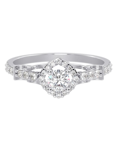 Anillo de compromiso de oro 14 k 1