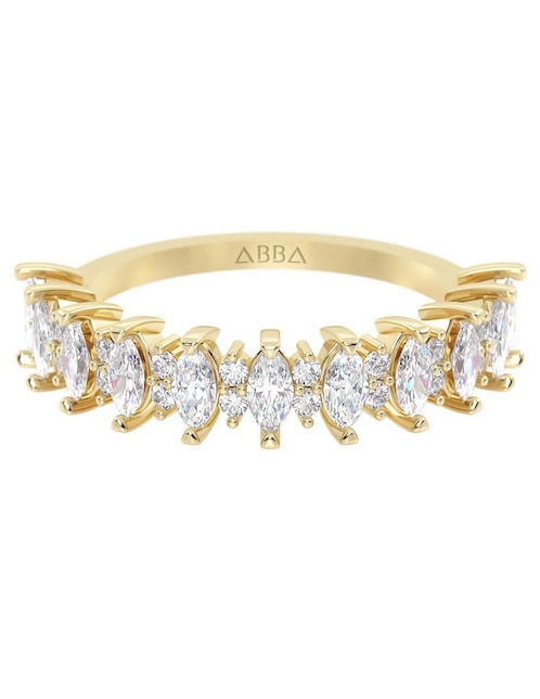 Churumbela "de" oro 14 k abba joyas sin familia zirconia