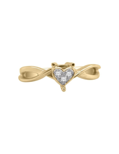 Anillo de compromiso "de" oro 14 k klamore minerva diamante