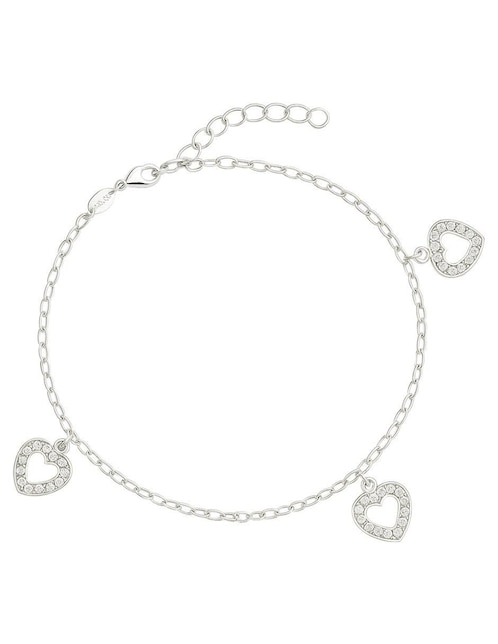 Pulsera Clepsidra de plata p 925 con acabado pulido