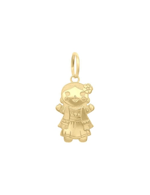 Dije de muñeco de oro 14 K 1