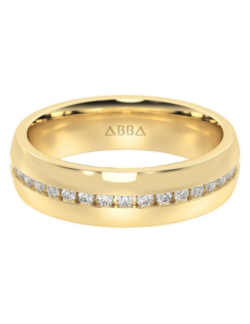 Argolla de oro 10 k Abba Joyas
