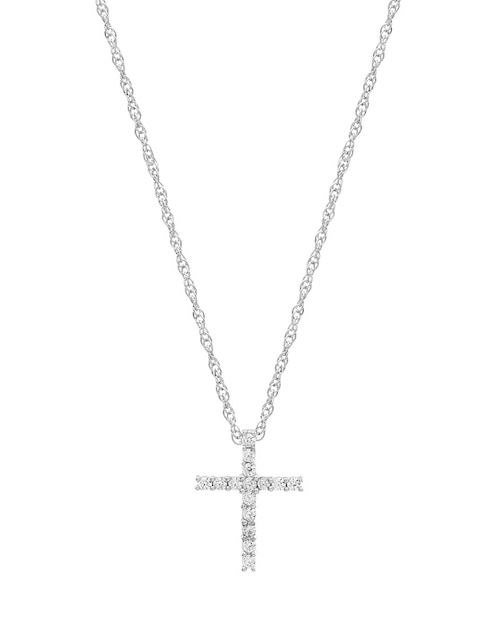 Collar de cruz de oro 14 K 1