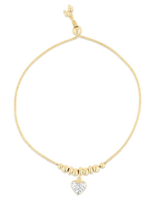 Pulsera de oro amarillo 14 K con acabado brillante 1
