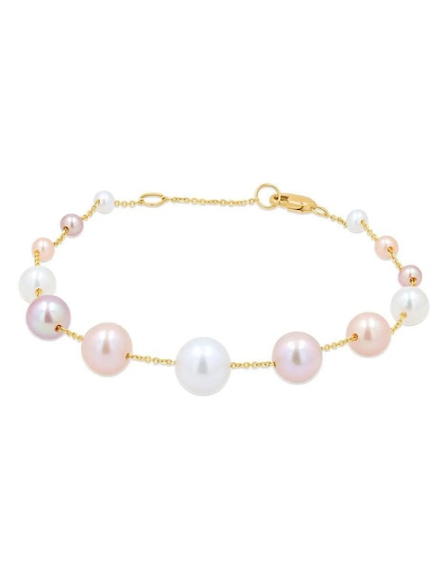 Pulsera de oro amarillo 14 K con acabado brillante Pulsera de oro amarillo 14 K con acabado brillante