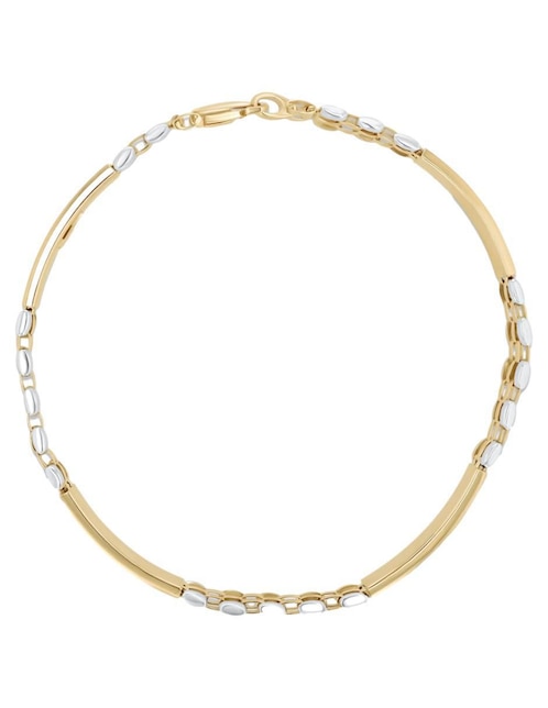 Pulsera Joyerias Bizzarro de oro amarillo 14 K con acabado brillante