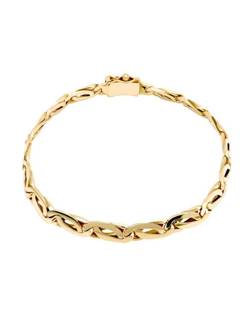 Pulsera Joyerias Bizzarro de oro amarillo 14 K con acabado brillante