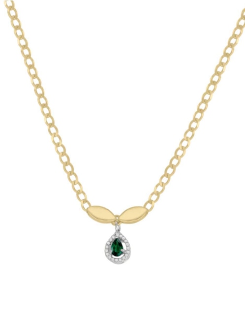 Gargantilla ovalada Fascinare Cristina de oro 14 K
