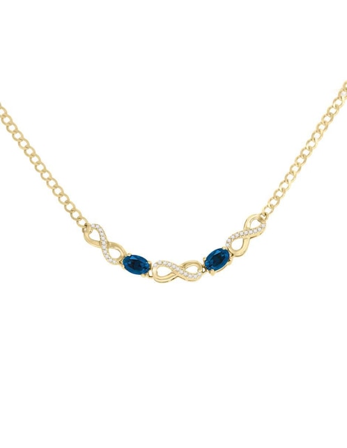 Gargantilla de infinito Fascinare Lisa de oro 14 K