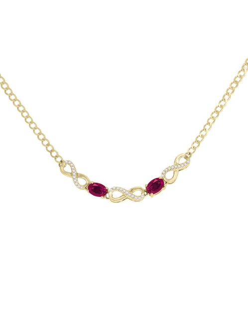 Gargantilla de infinito Fascinare Lisa de oro 14 K