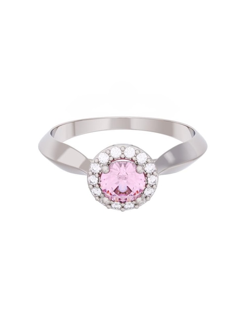 Anillo de compromiso de oro 14 k Eternidad 1