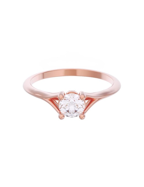 Anillo de compromiso de oro 14 k Eternidad 2025 1